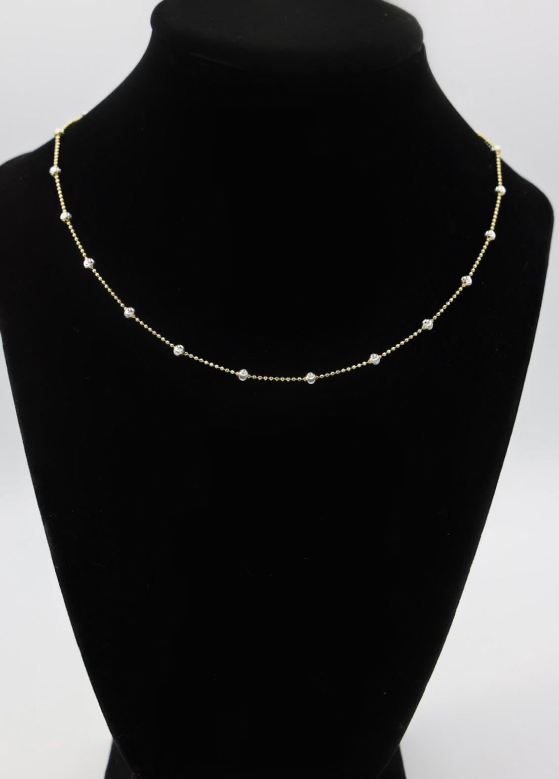 Two-Tone Beaded Necklace