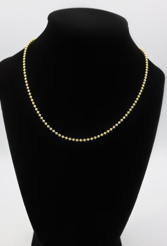 Gold Beaded Necklace