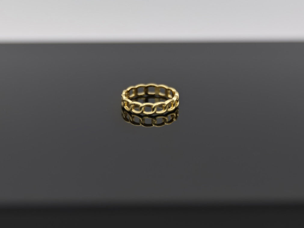 Gold Chain Ring