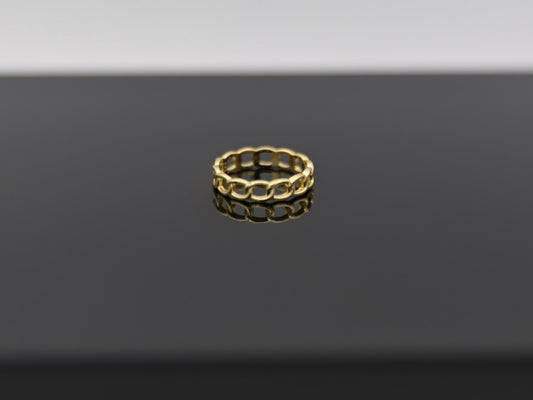 Gold Chain Ring