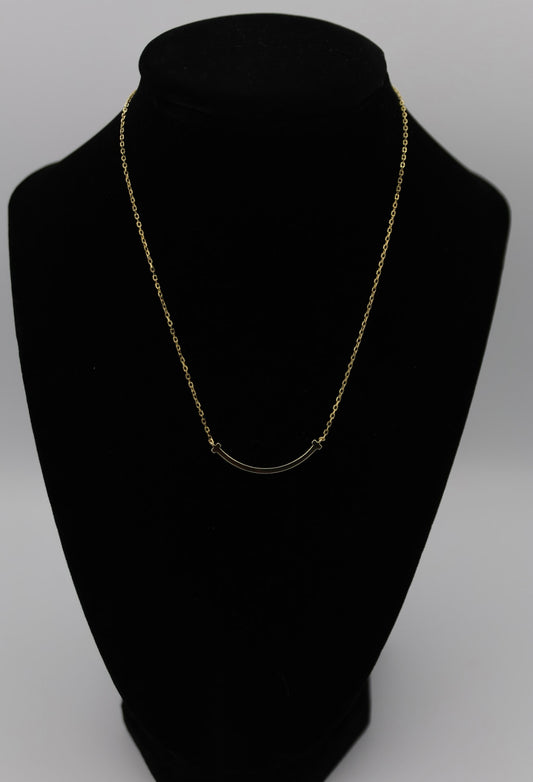 Gold 'Smile' Necklace