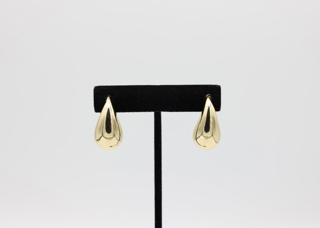 Gold Teardrop Earring